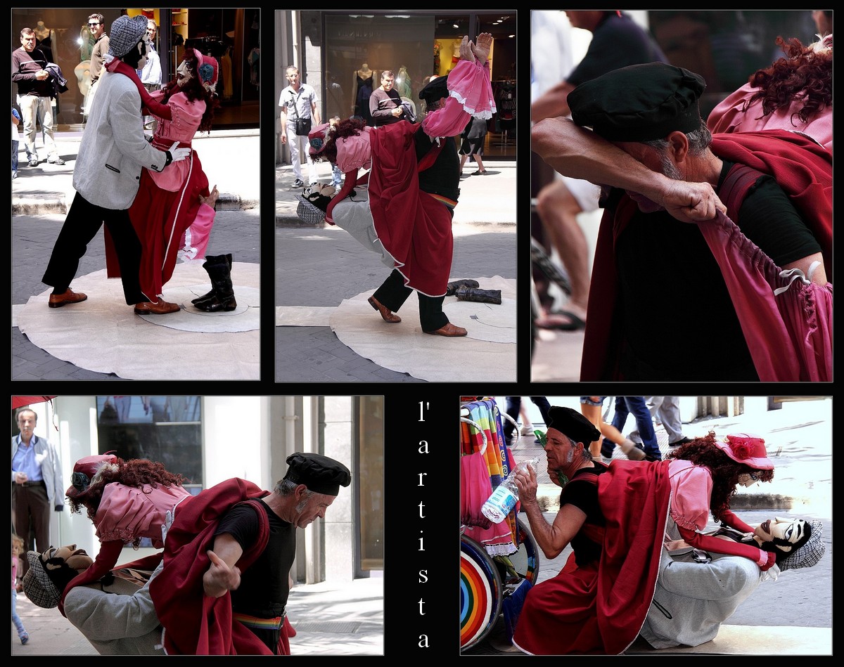 L'artista e i...pupazzi