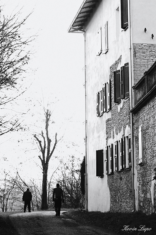 Lungo la via per le Salse di Nirano