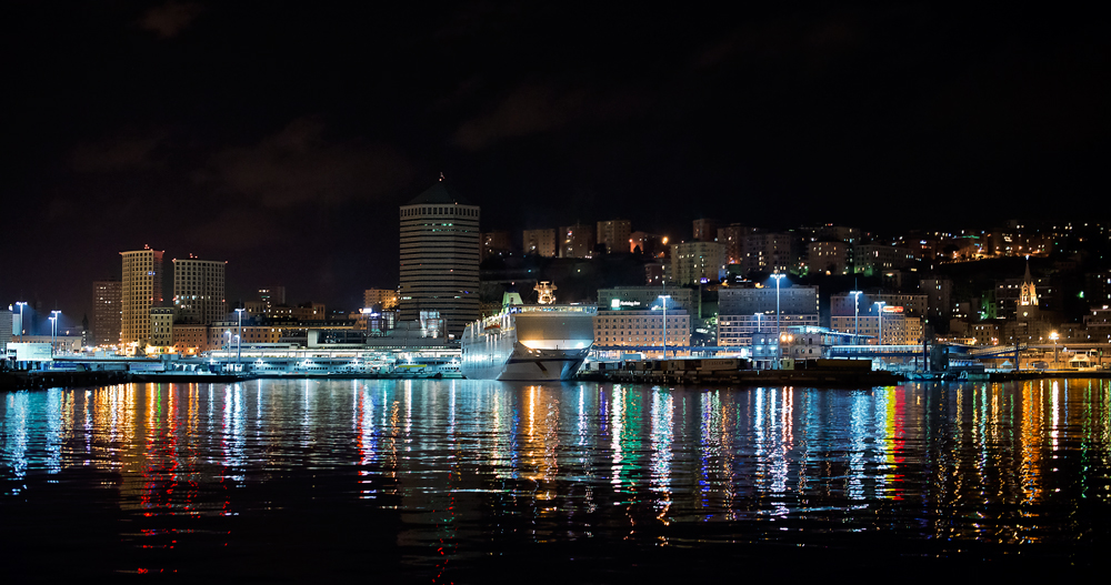 notturno al porto