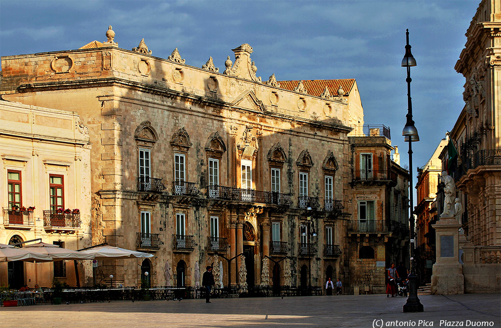 Piazza Duomo Siracusa (in acquerello) 2