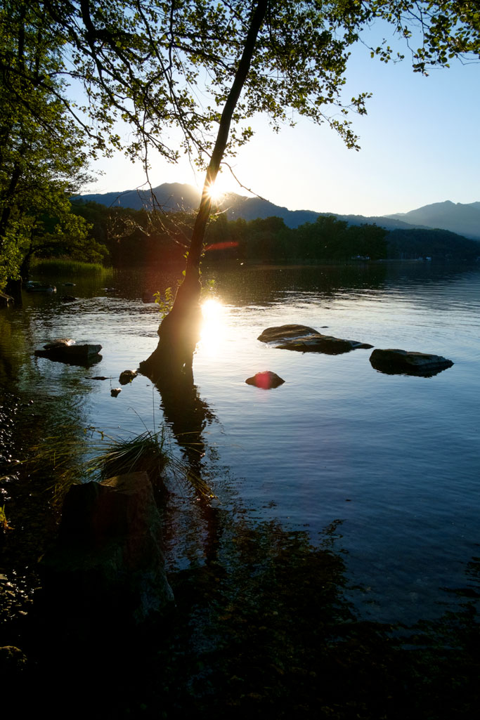 Tramonto sul lago d'Orta