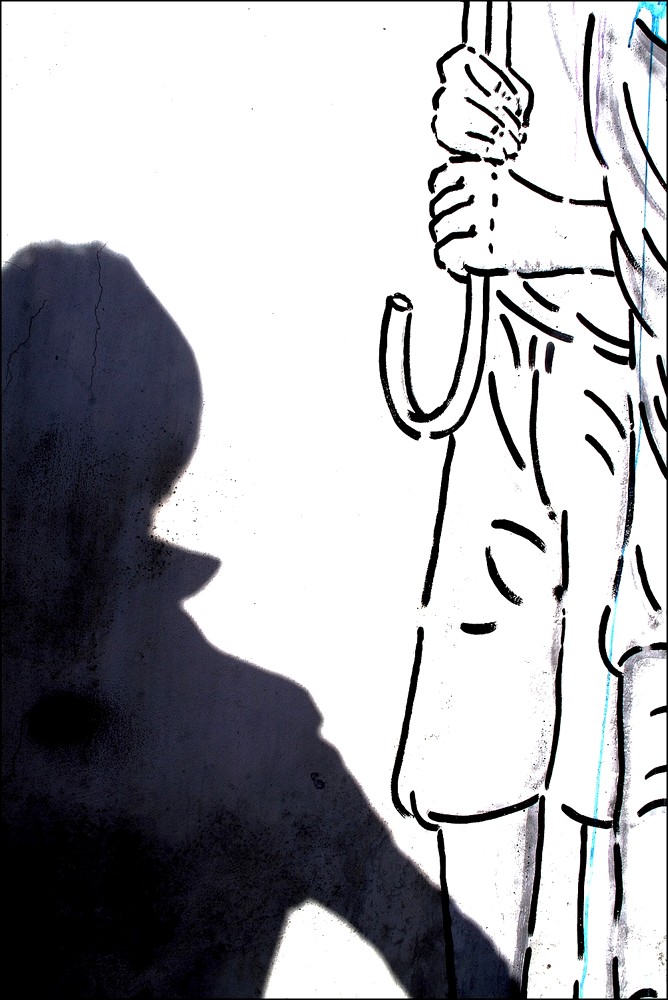 L'ombra e il murale