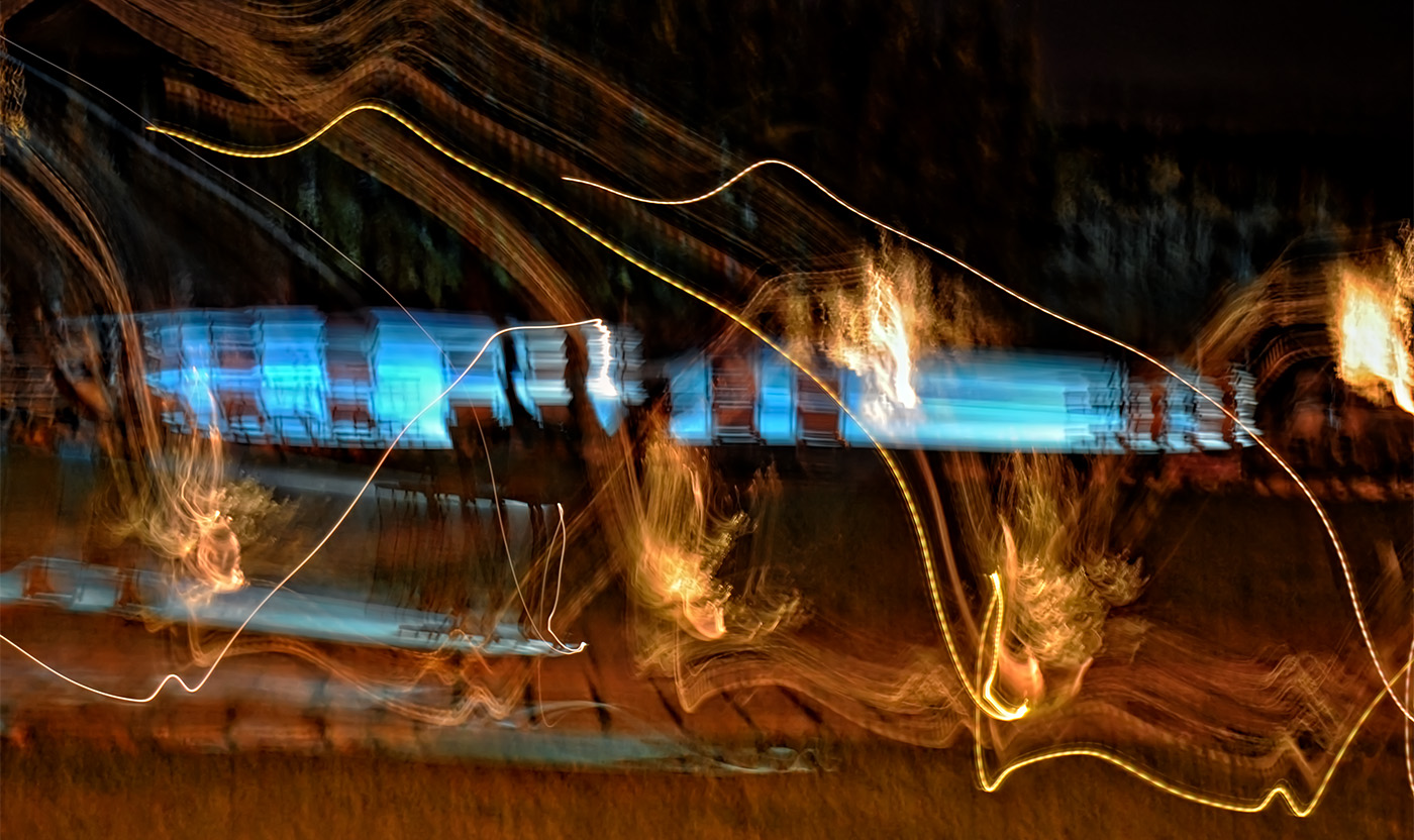 PISCINA DI NOTTE - Composizione