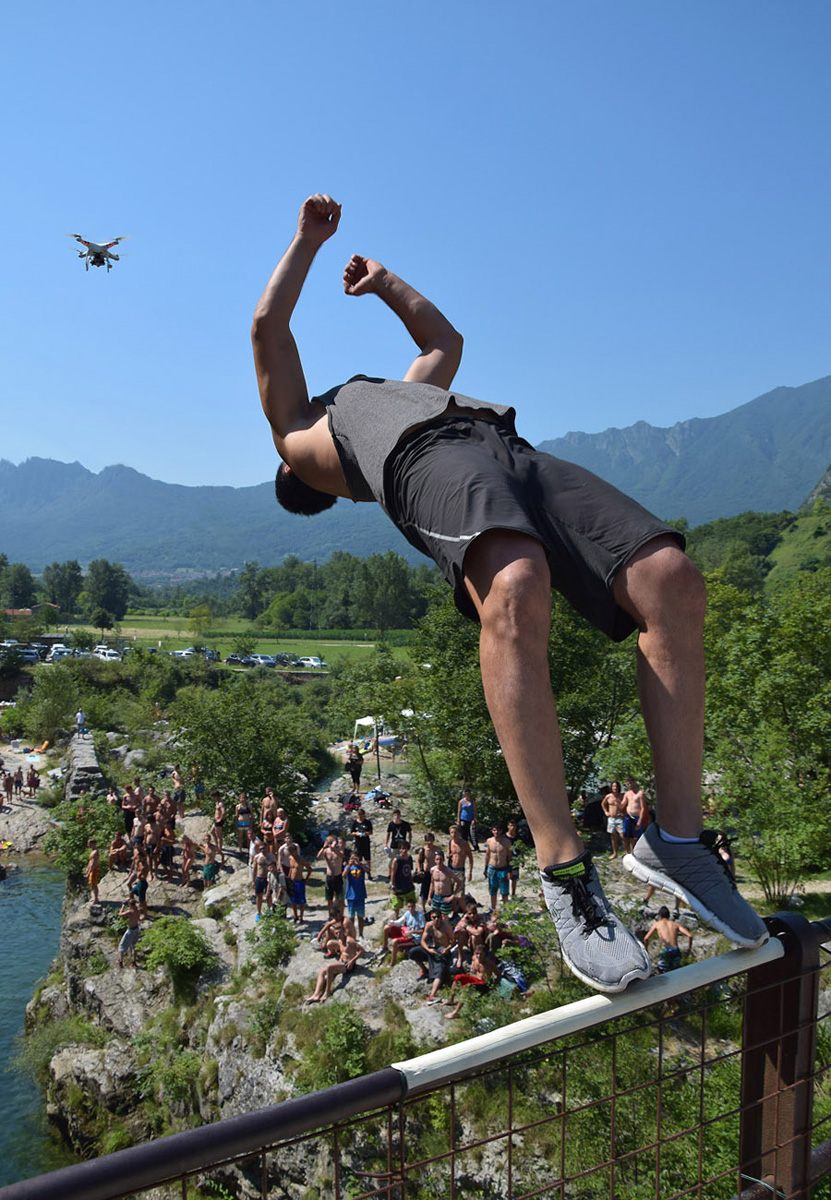 10 Meters High Dive Jump