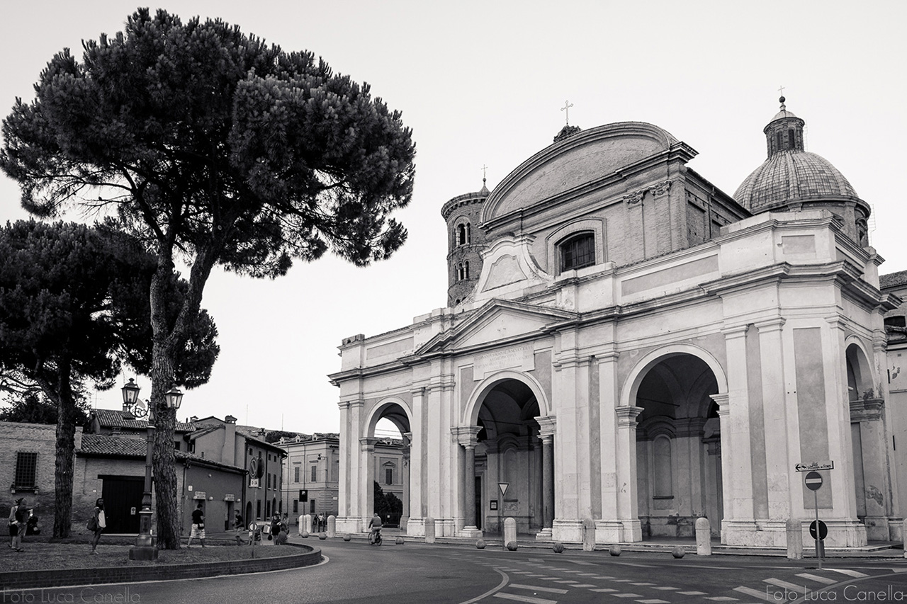 Ravenna, Piazza del Duomo, B/N