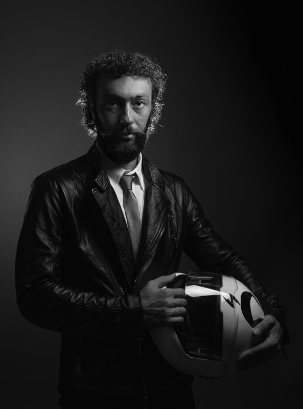 ritratto in bianco e nero