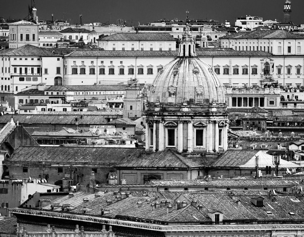 Roma vista dalla terrazza de Il GIanicolo
