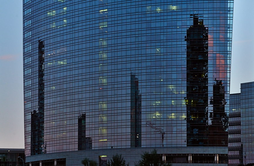 Riflessi al tramonto