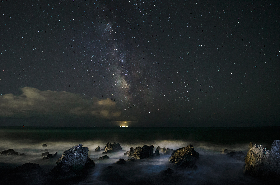 Via Lattea sopra Ponza