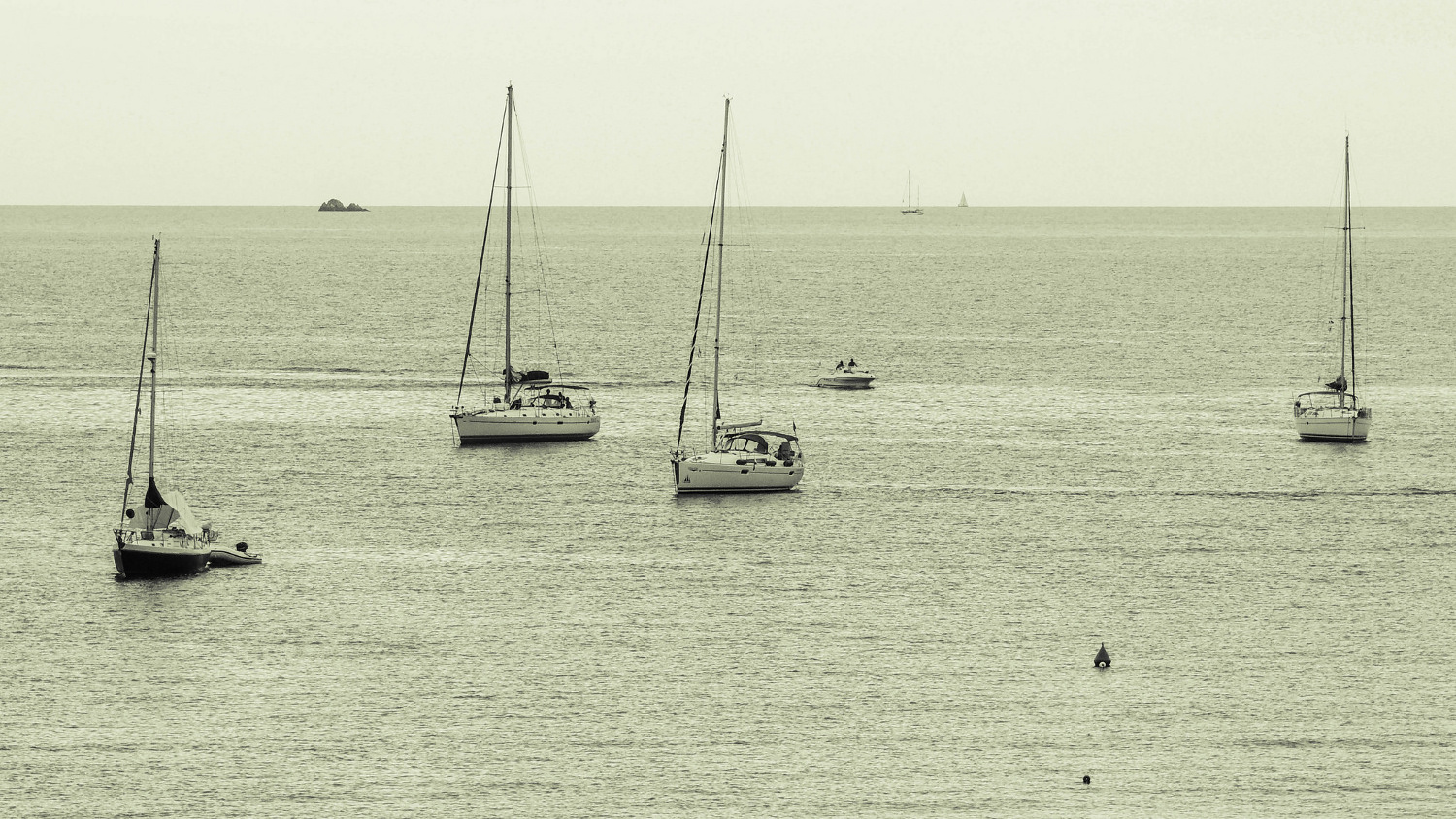 Barche all'imbrunire