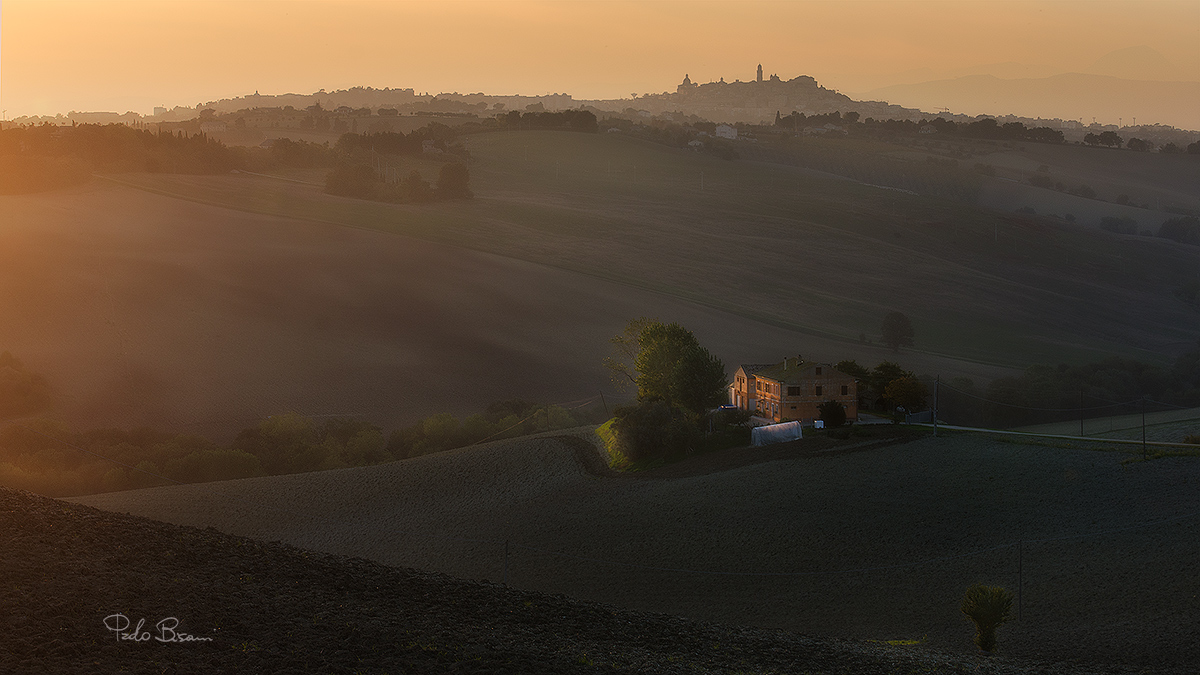 Sunset on Macerata Country