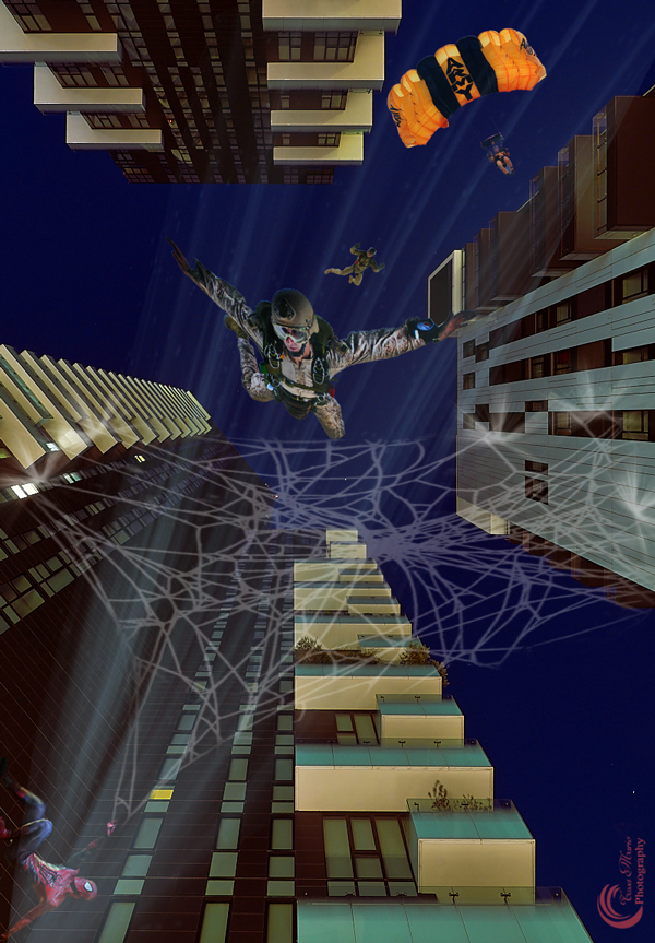 Anti paracadutismo cittadino.