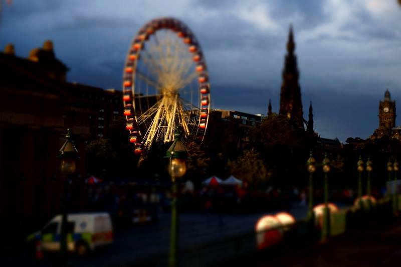 Princes street gardens, Edinburgh