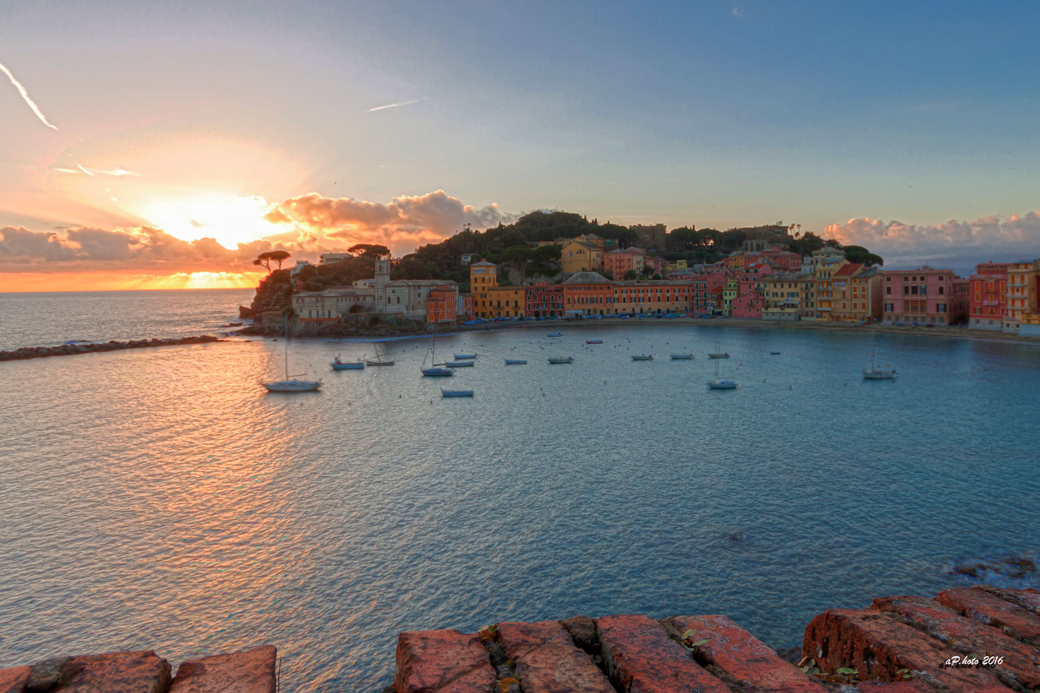 Tramonto nella Baia del Silenzio