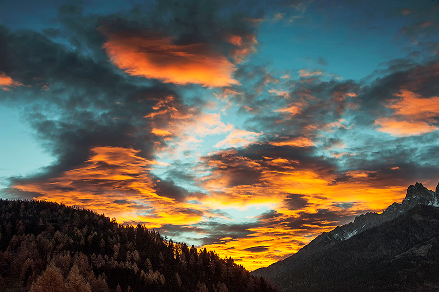 i colori del tramonto