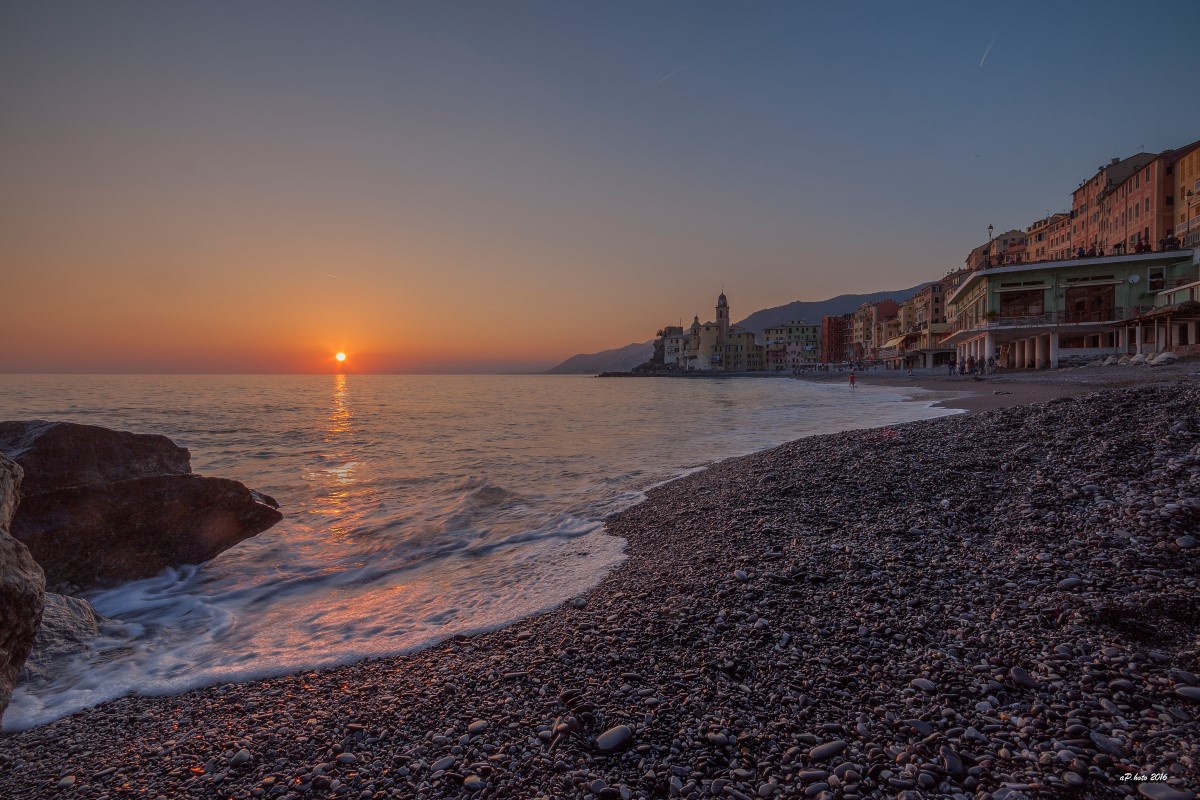 Tramonto a Camogli