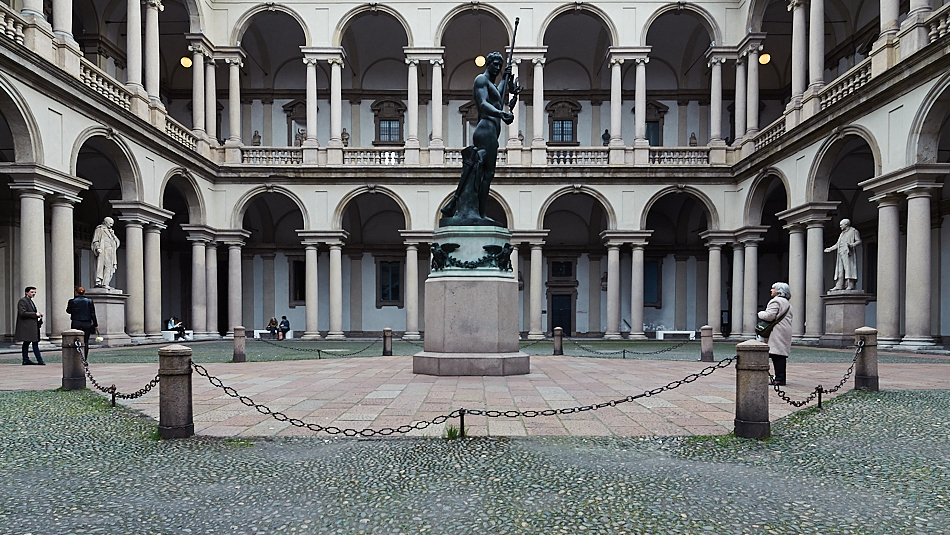 Cortile Pinacoteca di Brera