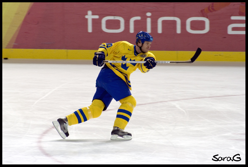 hokey - giocatore svedese