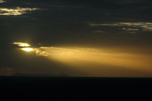 Tramonto nel deserto - prima prova