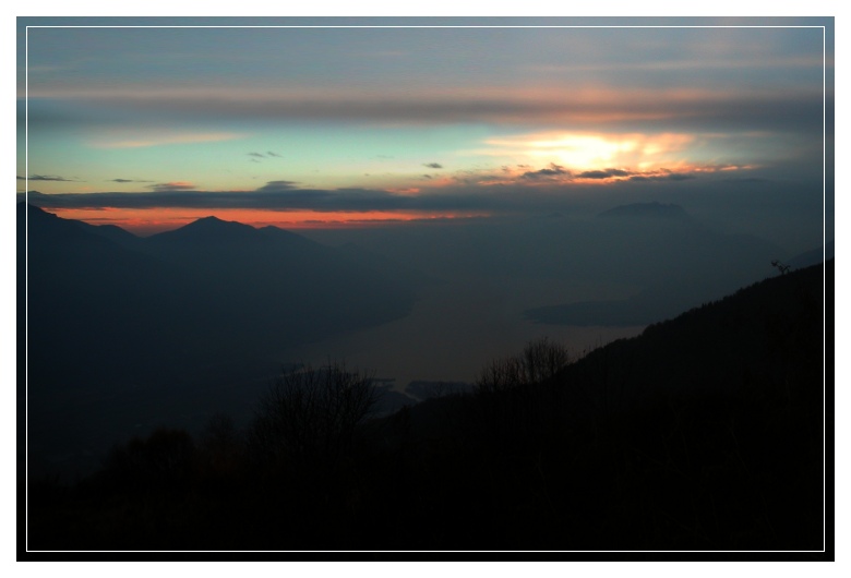 Tramonto a strisce...