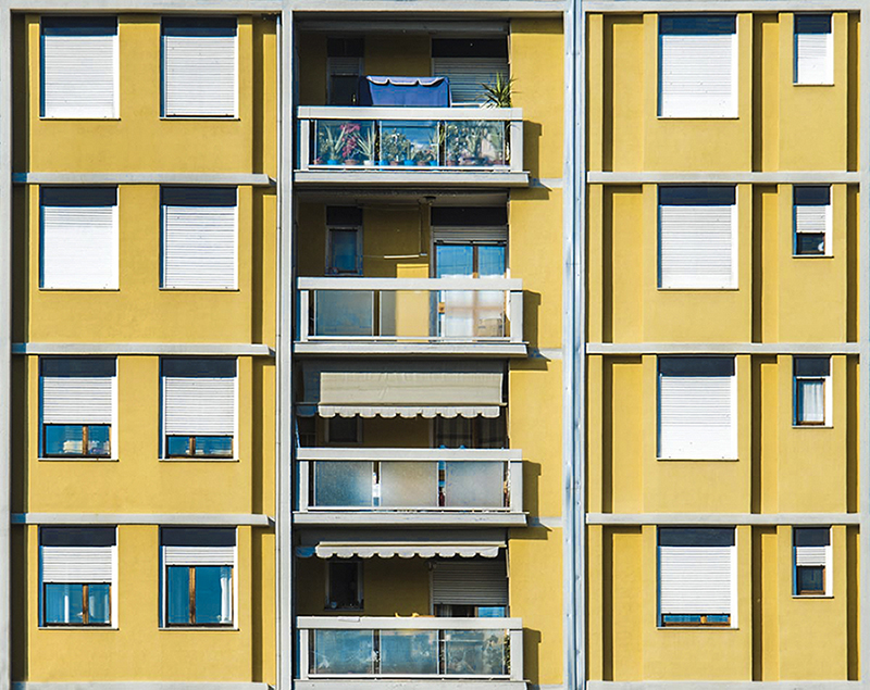 case popolari. Giallo