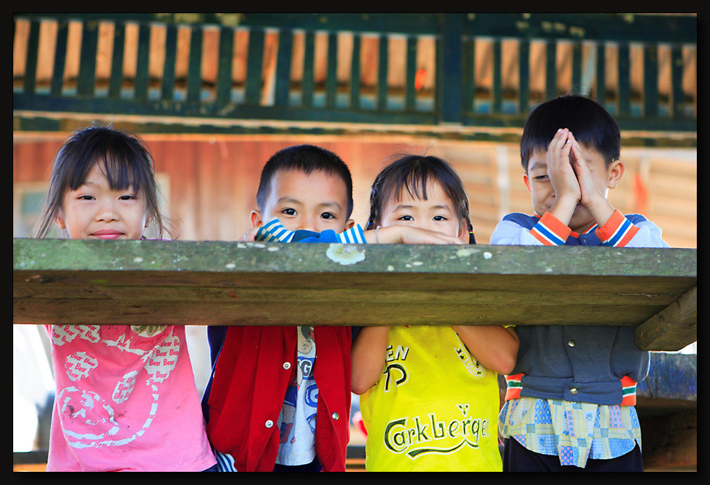 giochi sulle rive del Mekong