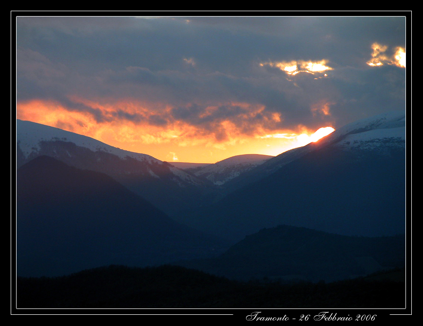 Tramonto!