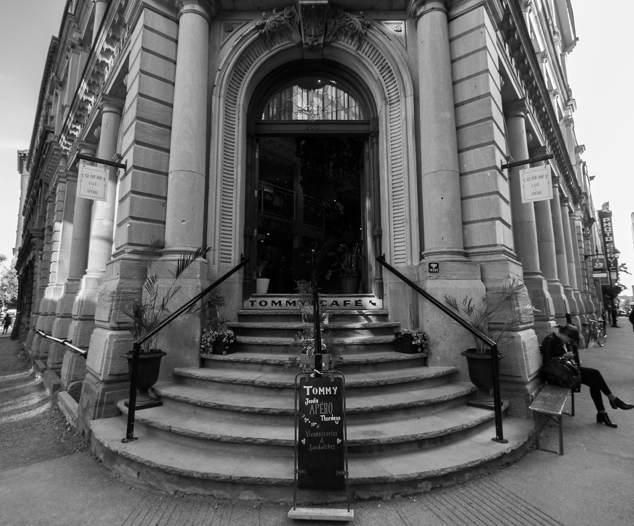 Un angolo distorto di Montreal