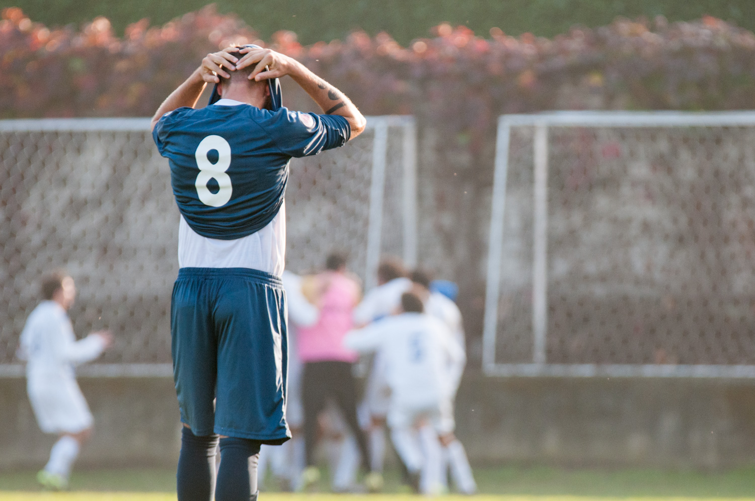 Gioia e delusione in campo