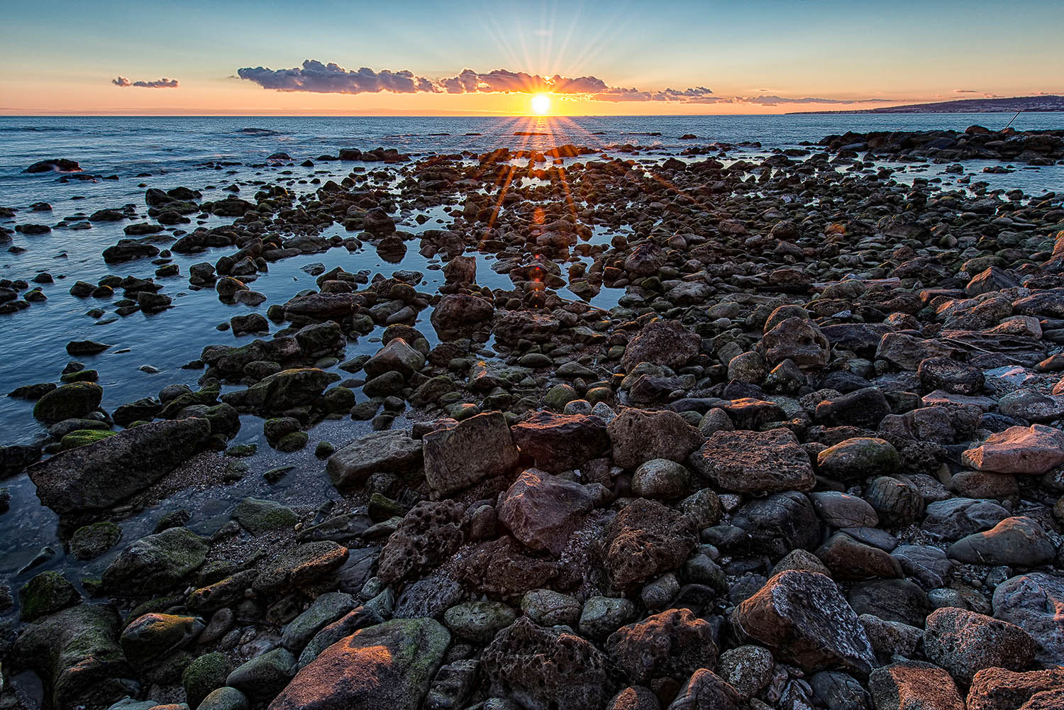 Santa Severa's sunset