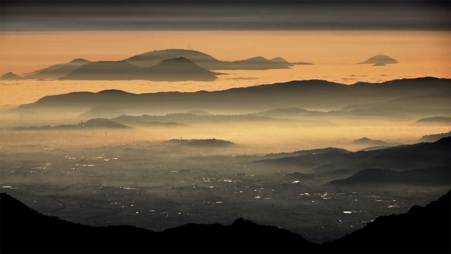 Panorama dal monte Campomolon
