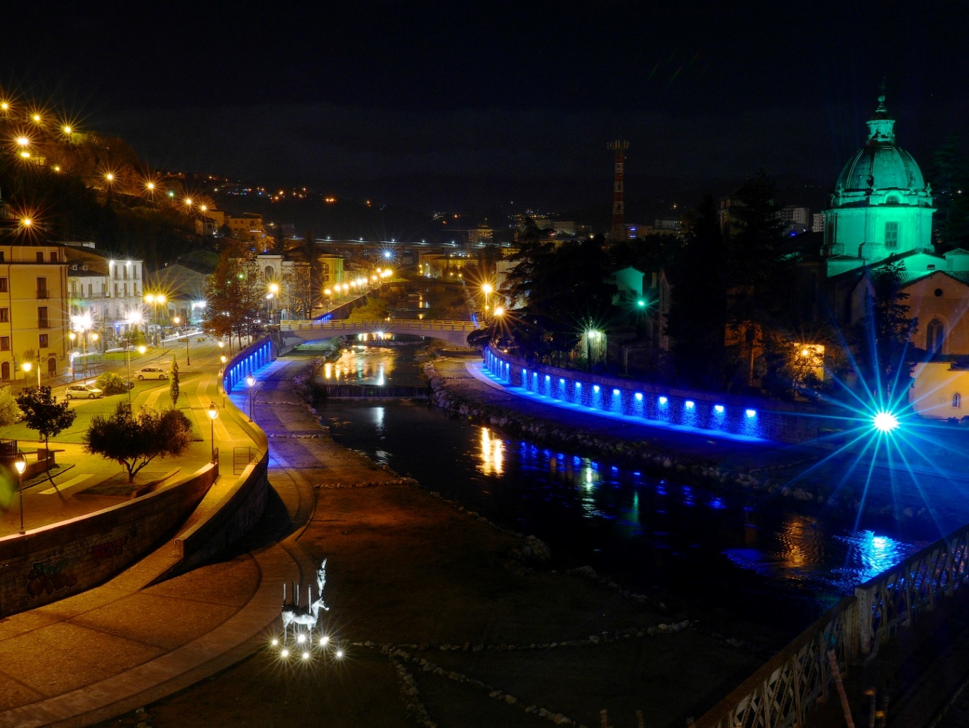Cosenza by night
