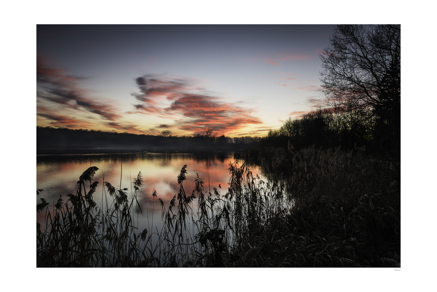 Tramonto allo stagno di Corra 2