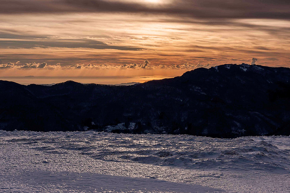 Tramonto in appennino