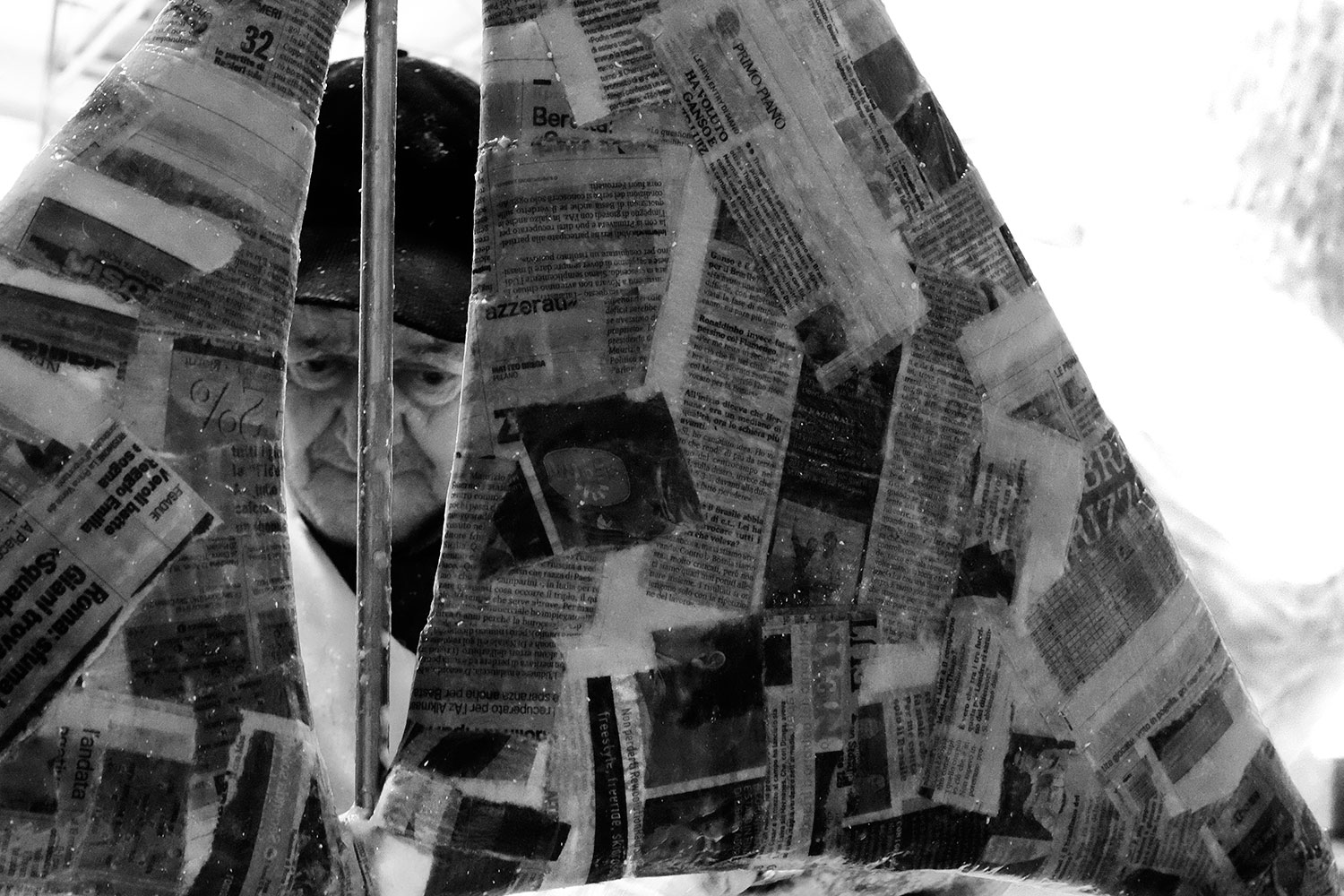 L'uomo della carta pesta