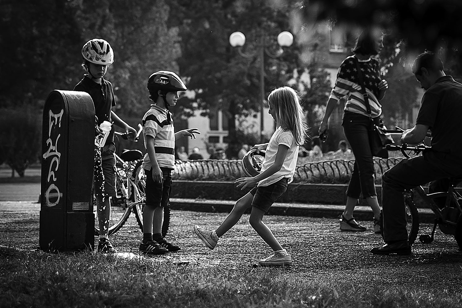 Due bambini al parco