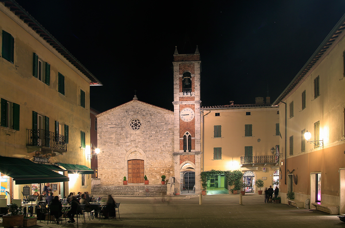 San Quirico d'Orcia (Si) by night 2