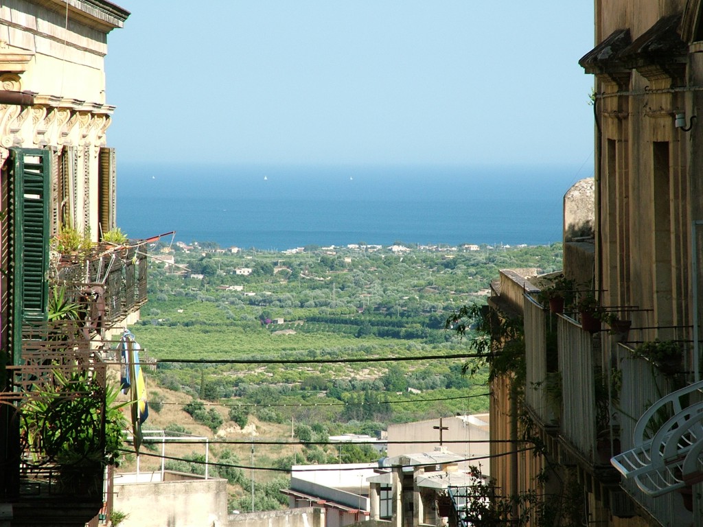 panorama con mare