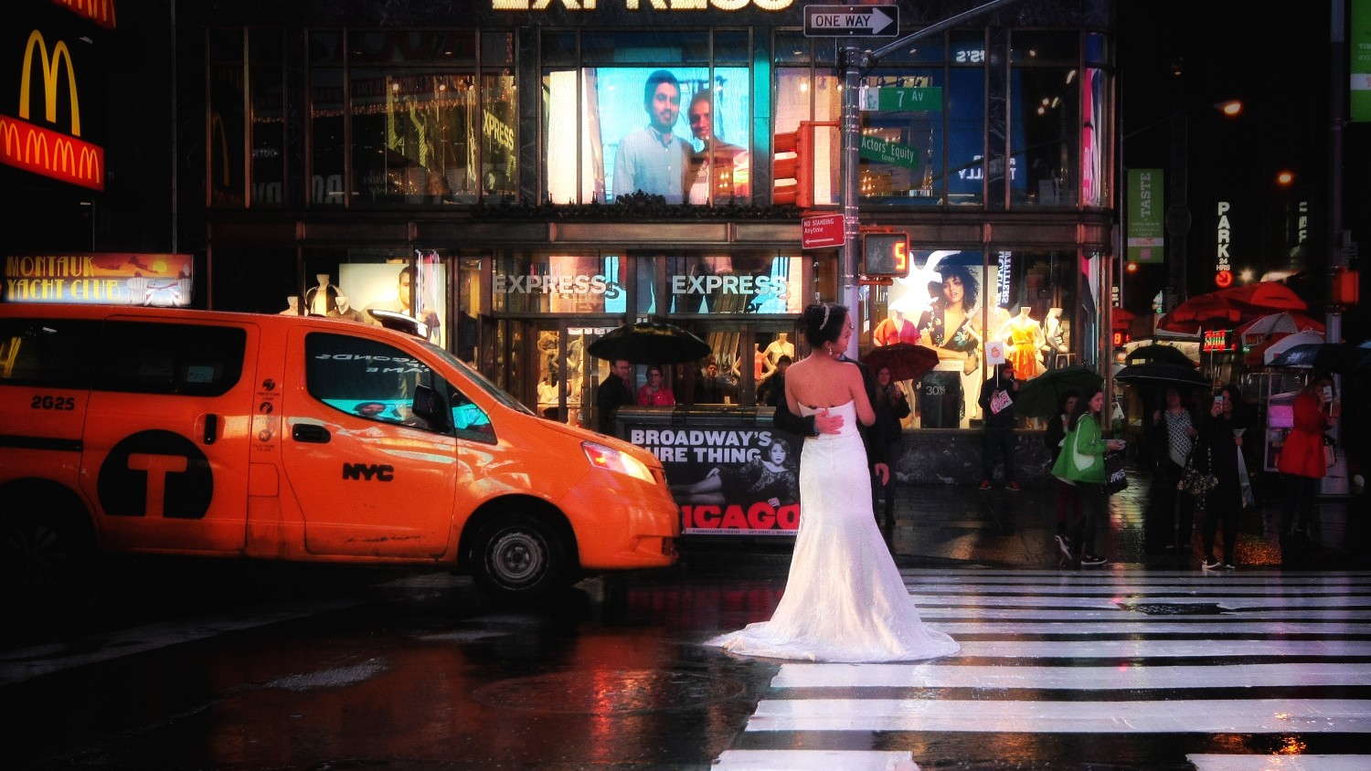 Bride @ time square