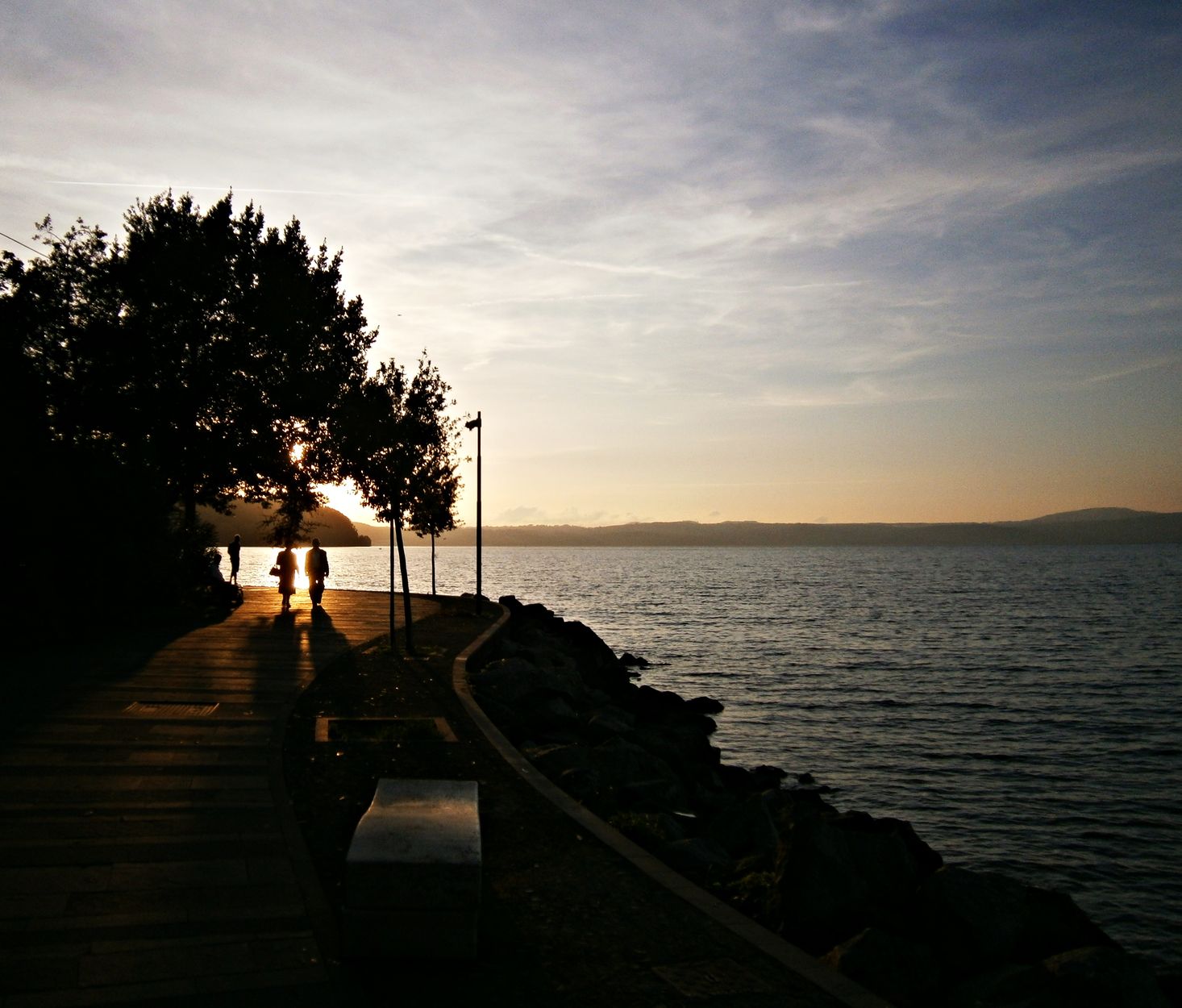 Il viale del tramonto