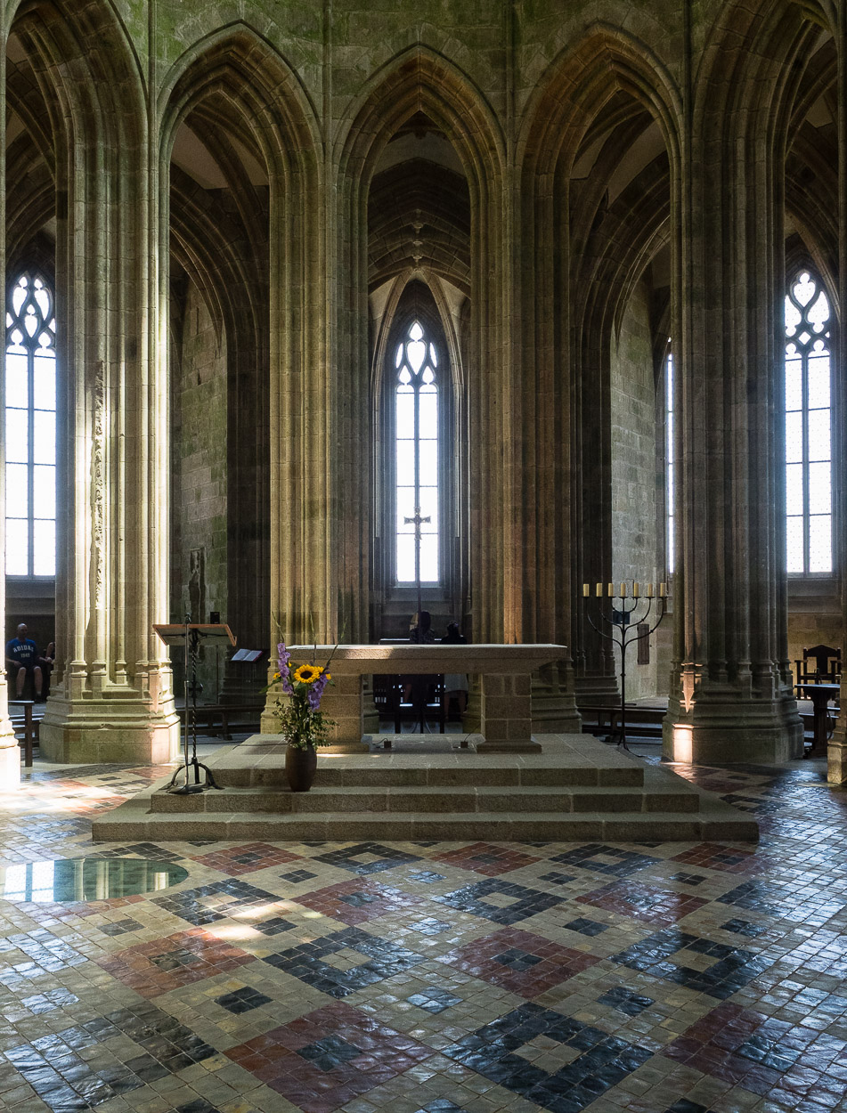 Mont Saint Michel - Notre dame sous terre