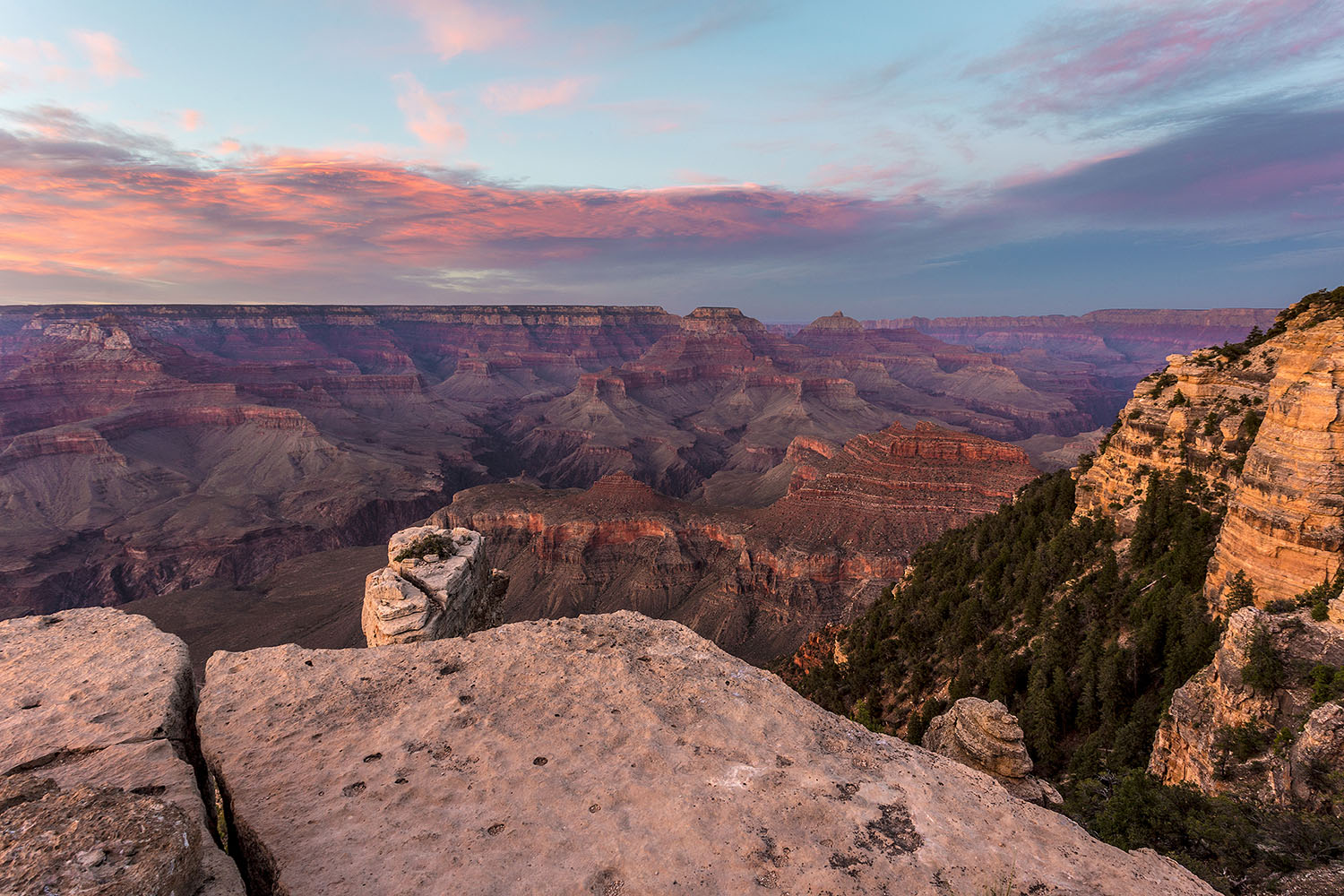 grand canyon tramonto