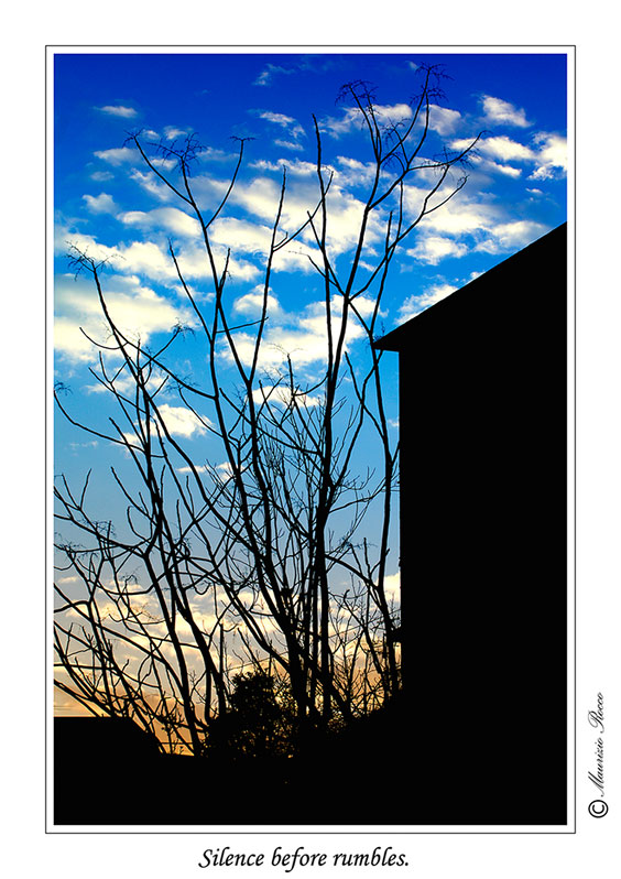 Tramonto a Pozzuoli.