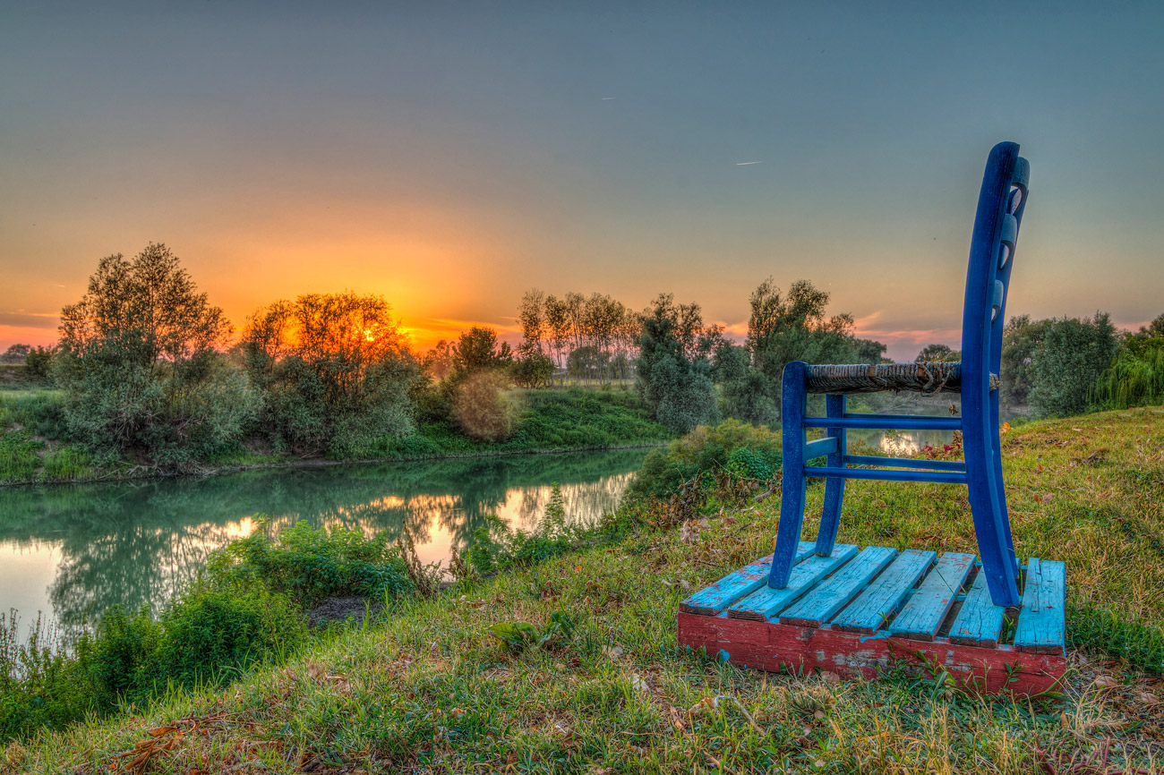 Tramonto in prima fila