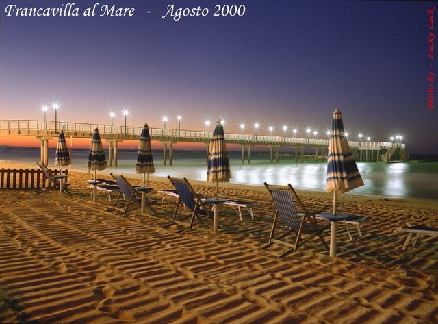 Spiaggia al tramonto