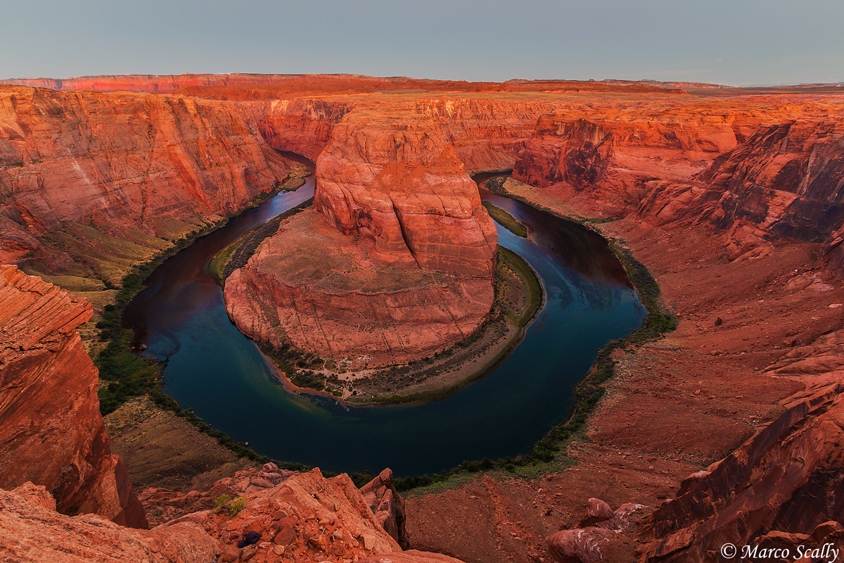 Sunrise at Horseshoe Bend
