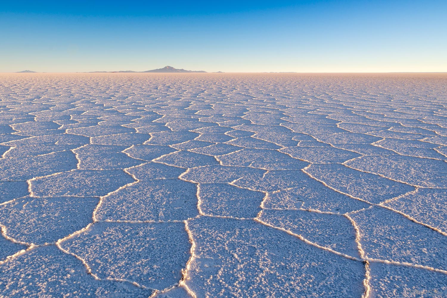 Salar de Uyuni all'alba