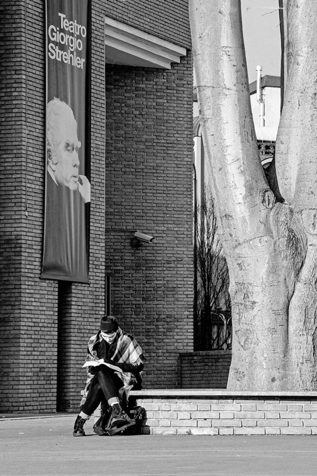 sotto lo sguardo del Maestro