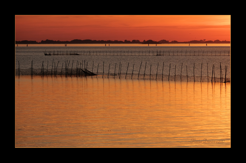Tramonto in laguna