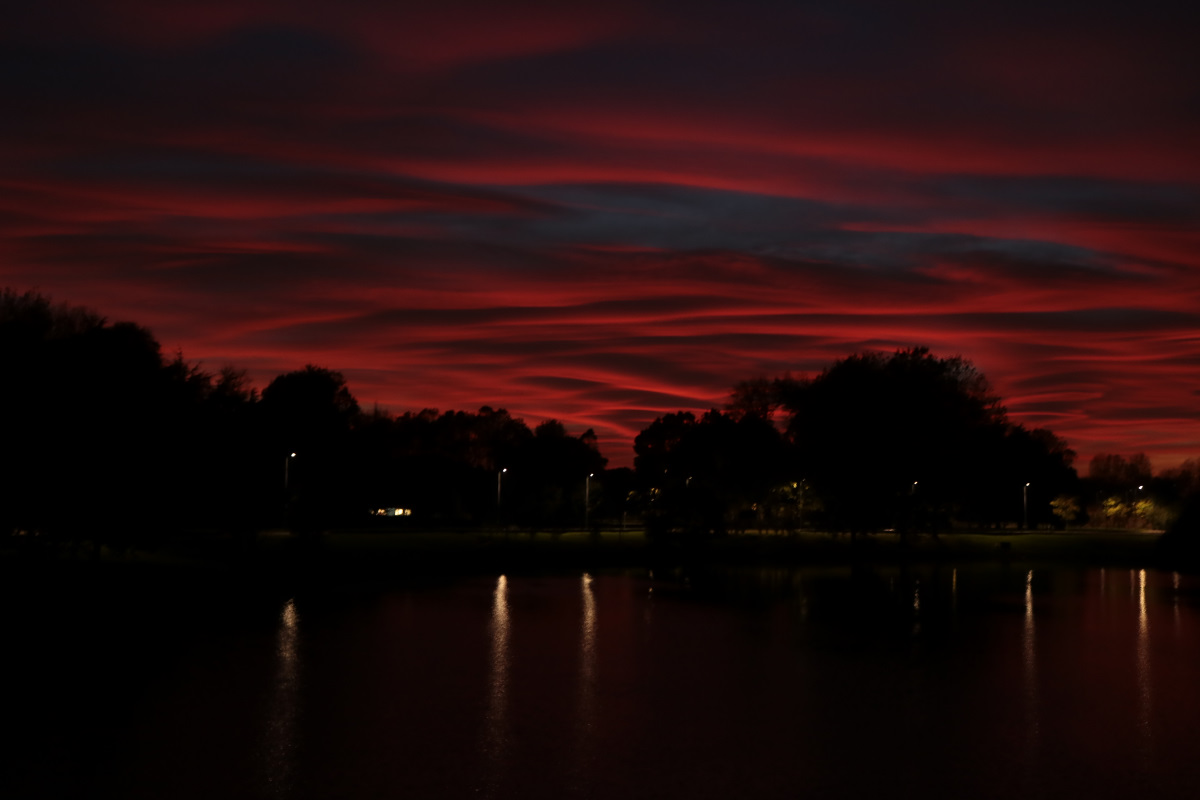 Tramonto al parco Forlanini
